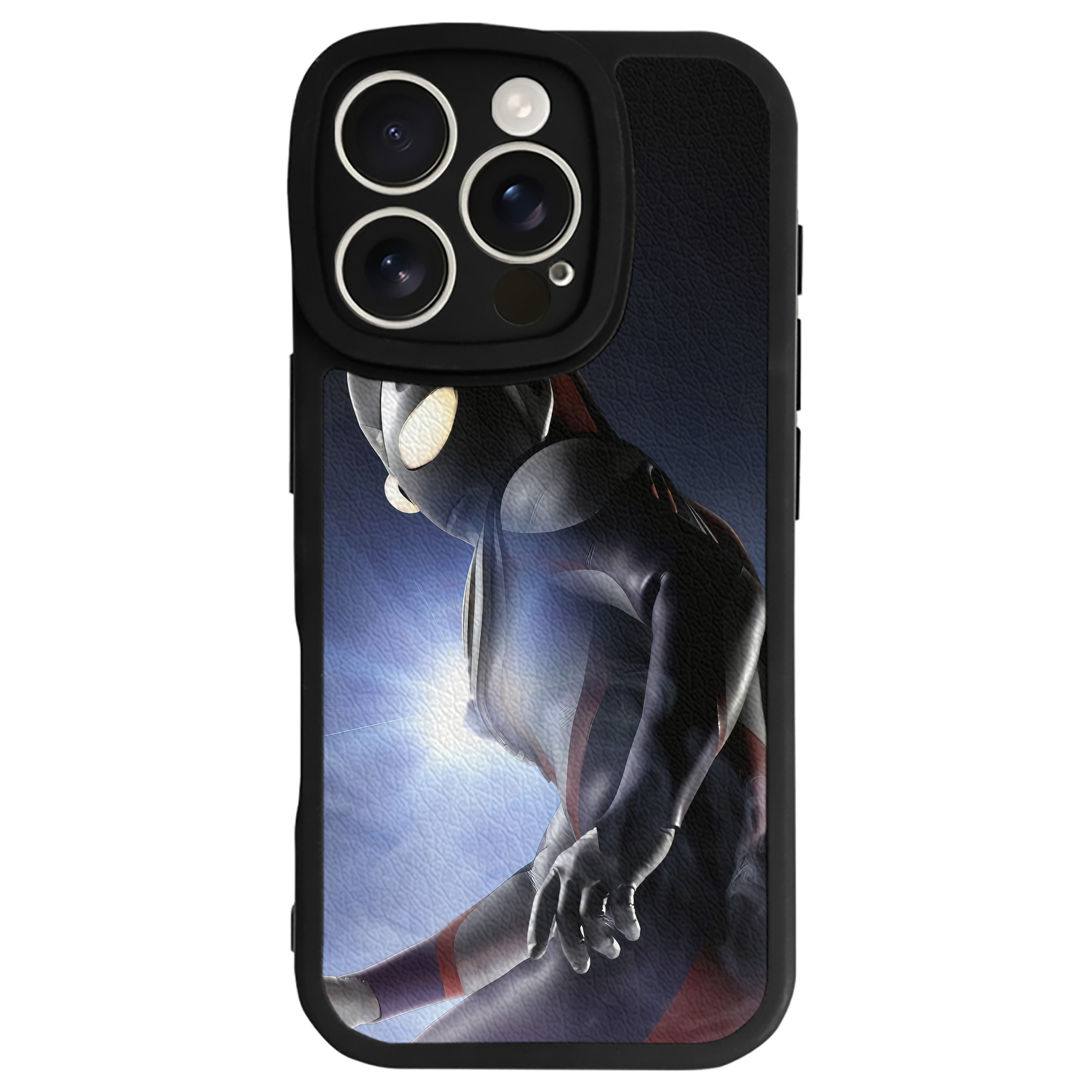 （画像用） ウルトラマン Ultraman 【iPhone 16シリーズ対応】シリコンスマホケース（レザー調） 材質：シリコン